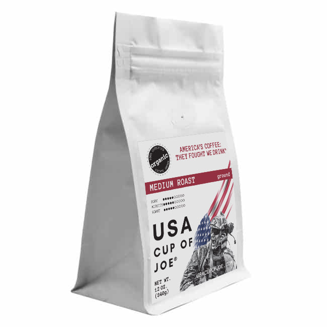 USA CUP OF JOE SPECIALTY COFFEE GROUND 12OZ BAG RESEALABLE ZIPPER